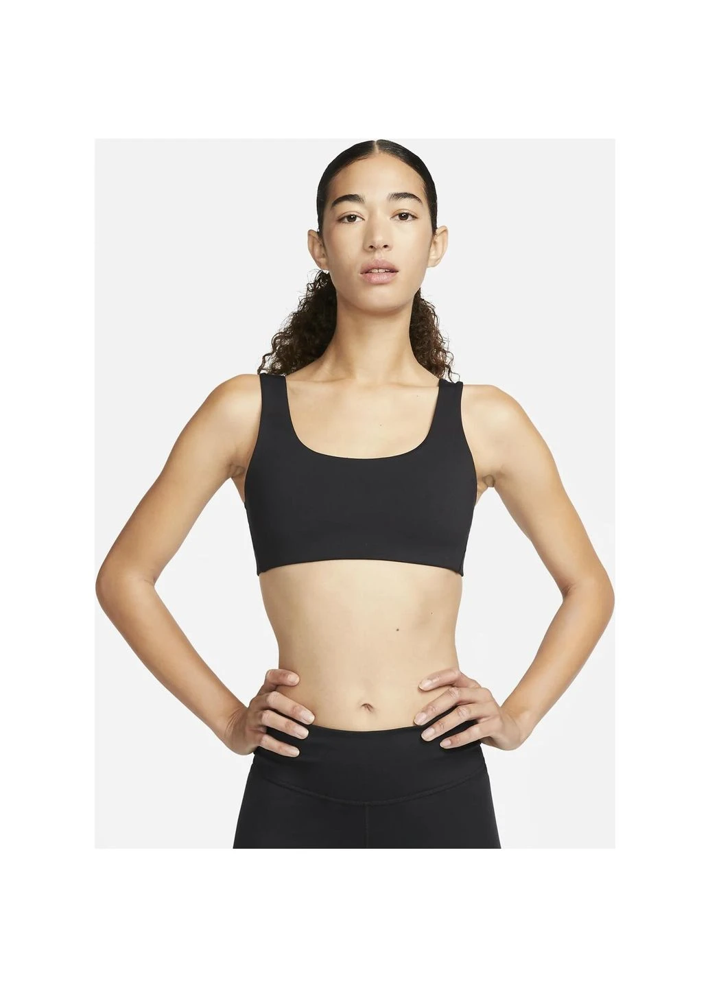 Топ женский W NK DF ALATE ALL U BRA черный DV9855-010 Nike (397841093)
