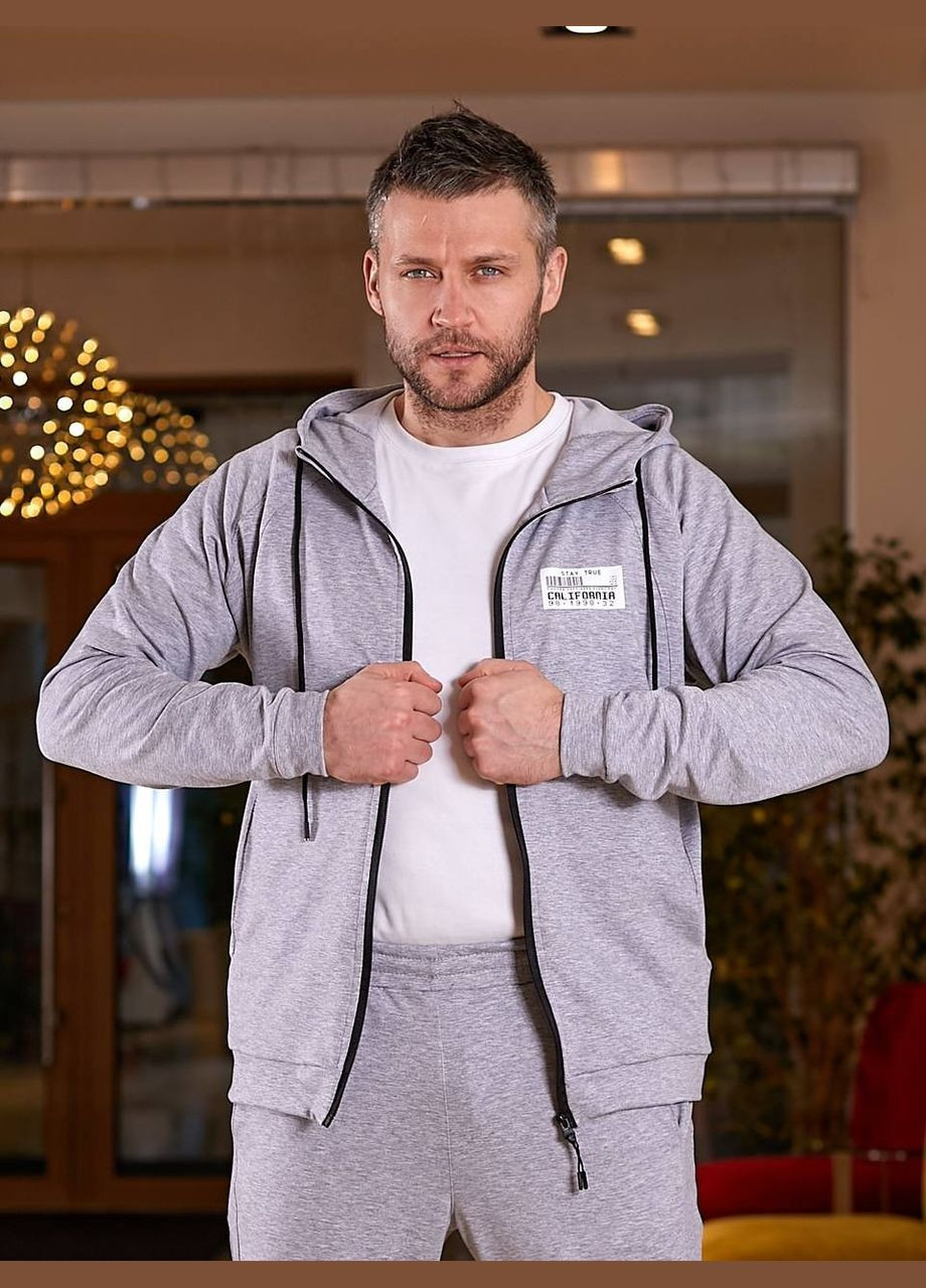 Мужской спортивный костюм цвет черный New Trend (304649781)