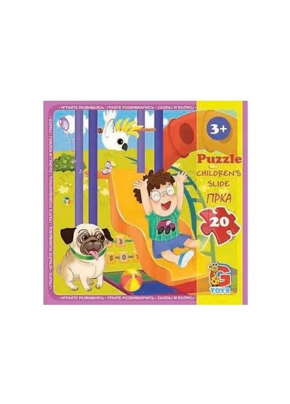 Детский пазл "Детская площадка" LX10, 20 элементов 20 х 21 см No Brand (330604284)