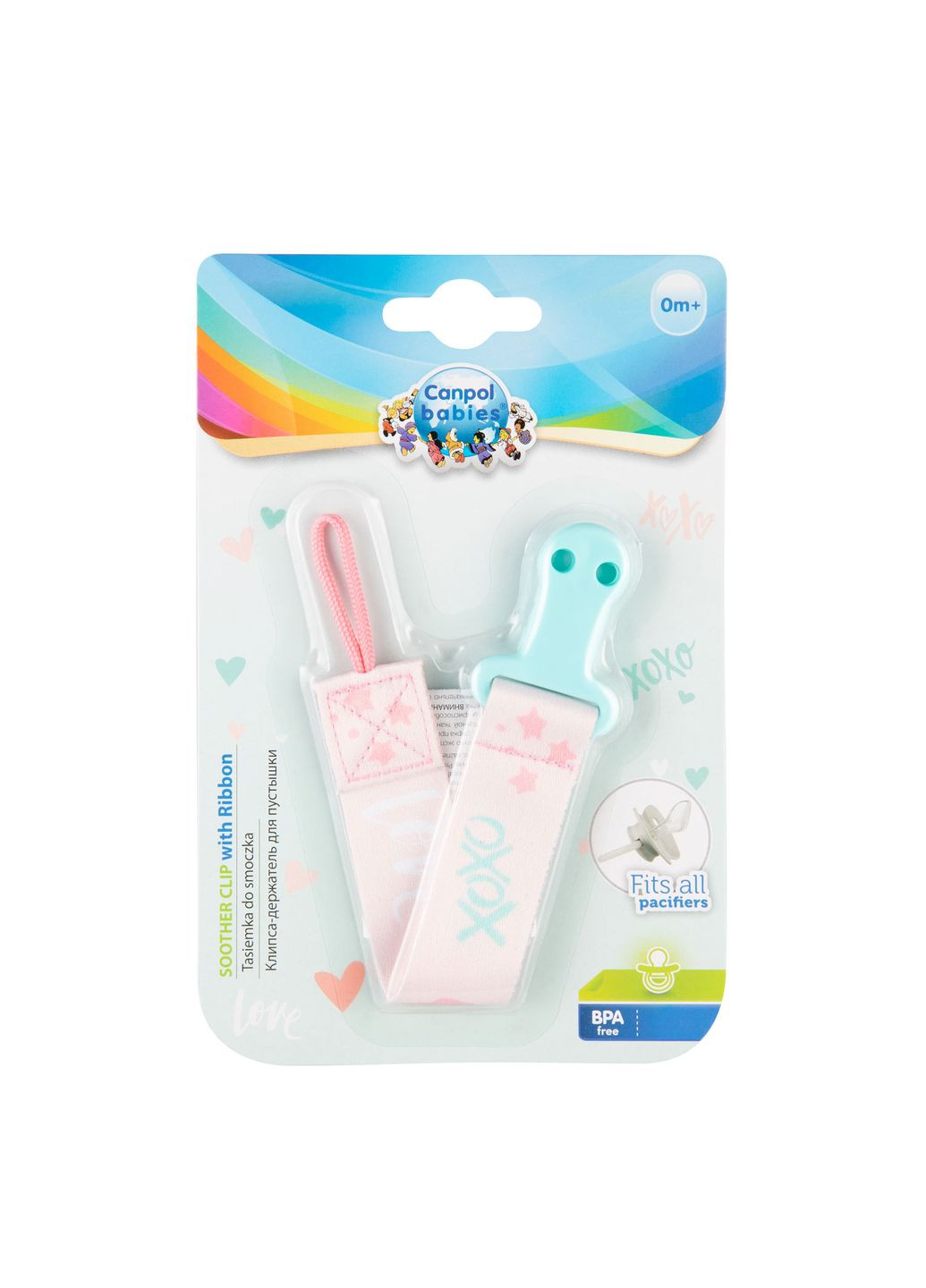 Тримач для пустушки Exotic Animals, рожевий () Canpol Babies 51/023_pin (328397299)