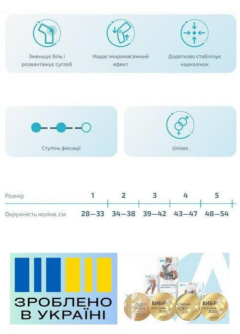 Бандаж коленного сустава Алкмо . 2/34-38см. Полужесткий. Ребра жесткости. Кольцо-Фиксатор. Бандаж колена. Ортез колена. Alkom 3023 (367722577)