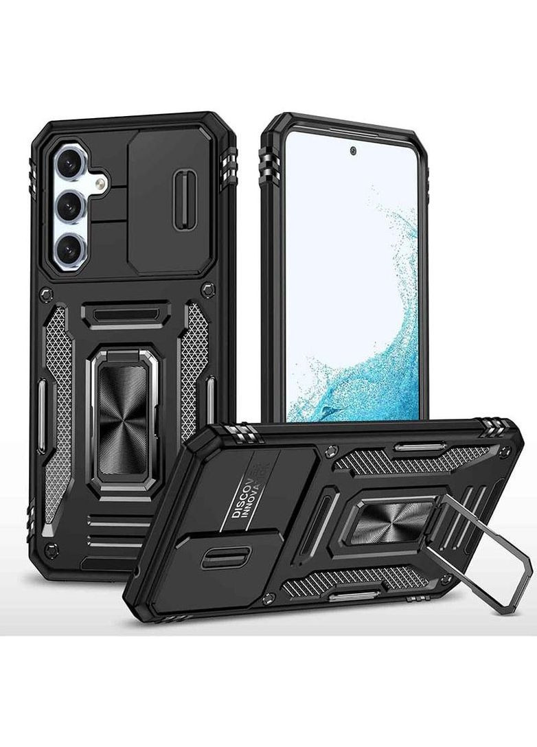 Ударостійкий чохол Square Ring зi шторкою на камеру на Samsung Galaxy A35 Epik (307792414)