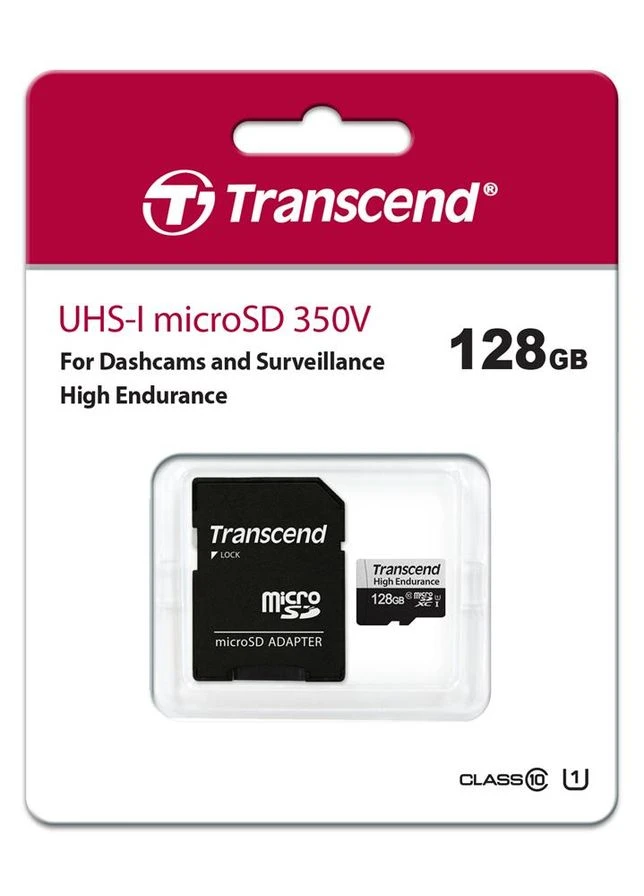 Карта пам'яті microSD 128GB C10 UHS-I U1 High Endurance (170TB) Transcend (387174534)