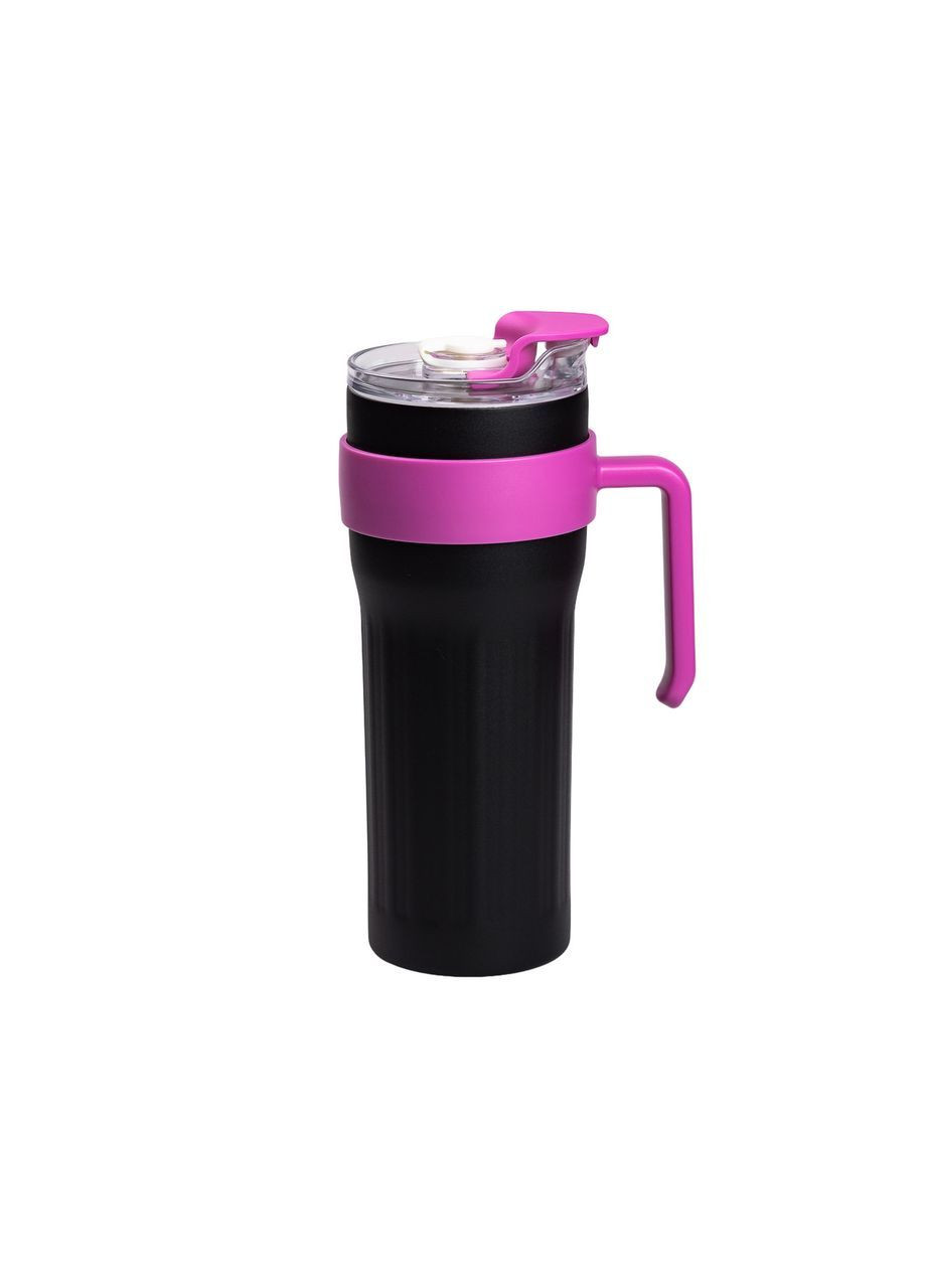 Термочашка Big Mac 1.2 л з трубочкою і подвійним відкриванням, чорний Yiwu (363058966)