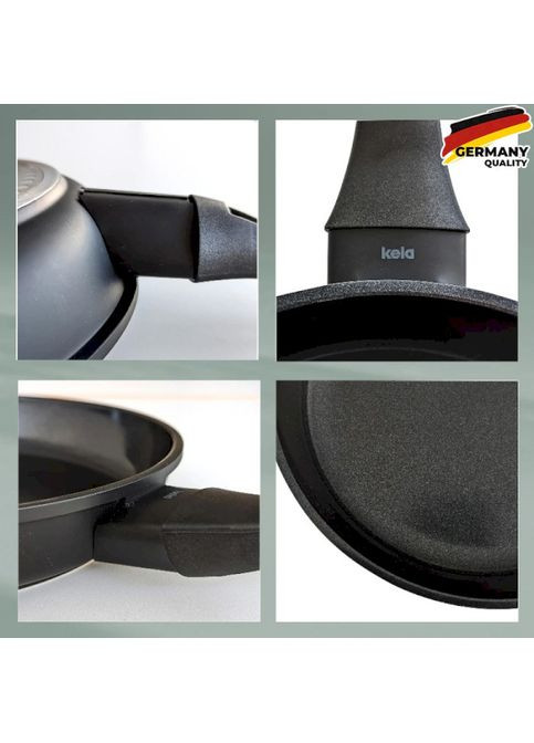 Сковорода Atura 24 см Black (15164) Kela (329142912)
