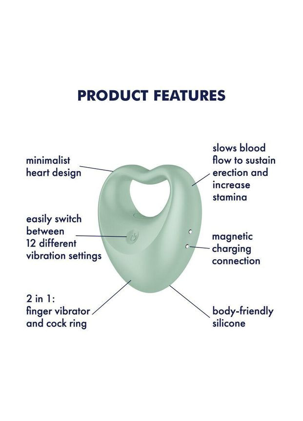 Вібратор на палець та ерекційне кільце 2в1 Perfect Pair 3 Satisfyer (303884931)