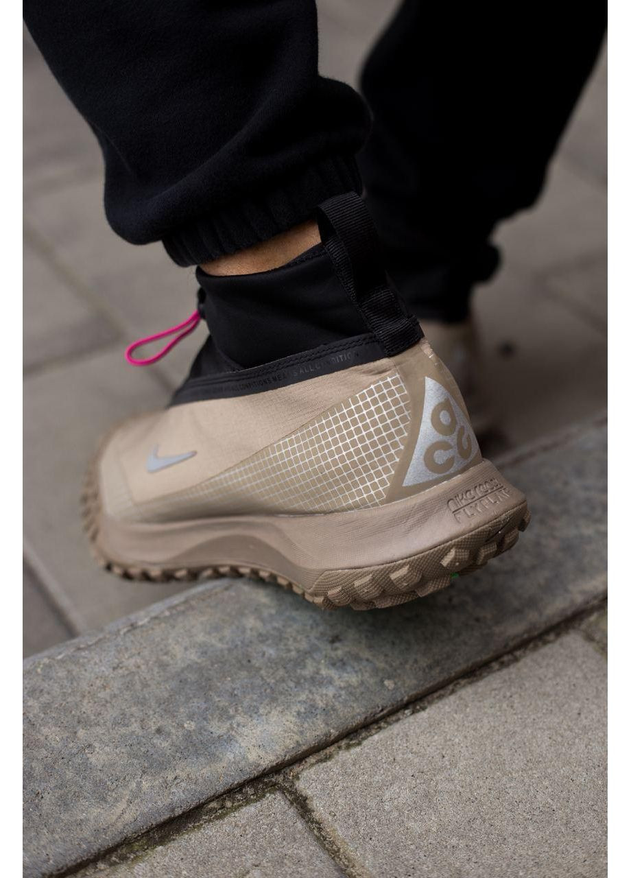 Черные демисезонные кроссовки мужские nike acg mountain fly gore-tex найк асж маунс флай No Brand