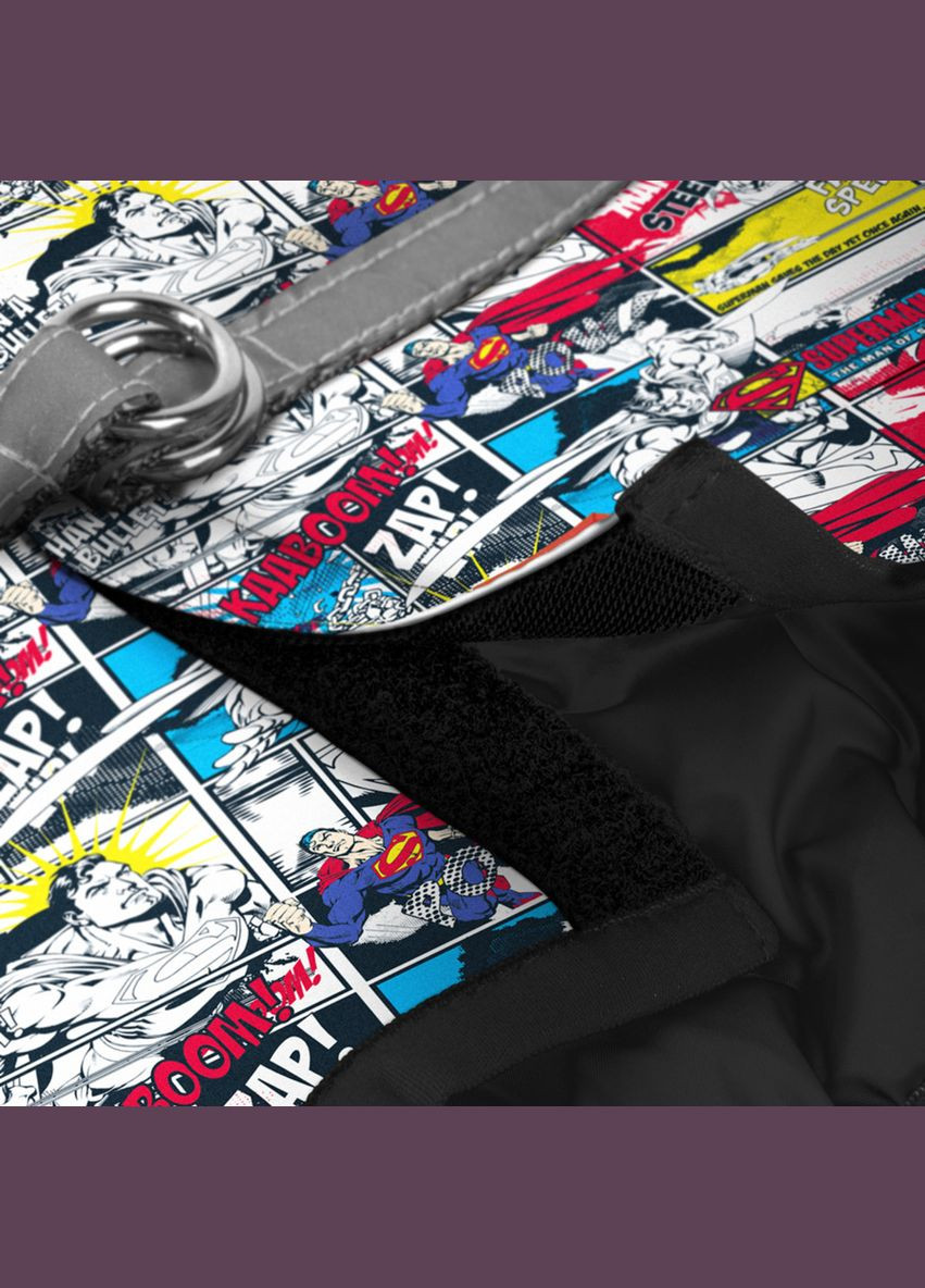 Шлей для собак мягкая Clothes "Супермен комикс" XS2, В 2831 см С 20-22 см WAUDOG (279567943)