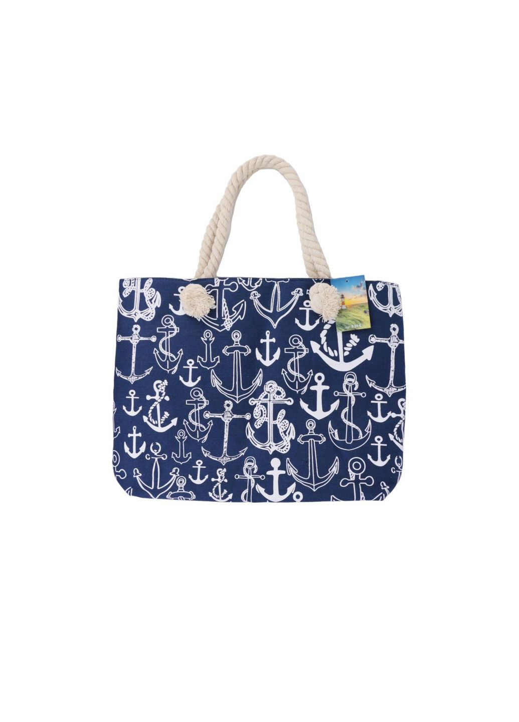Тканинна пляжна сумка в морському стилі Якорі комбінований Lidl (290706296)