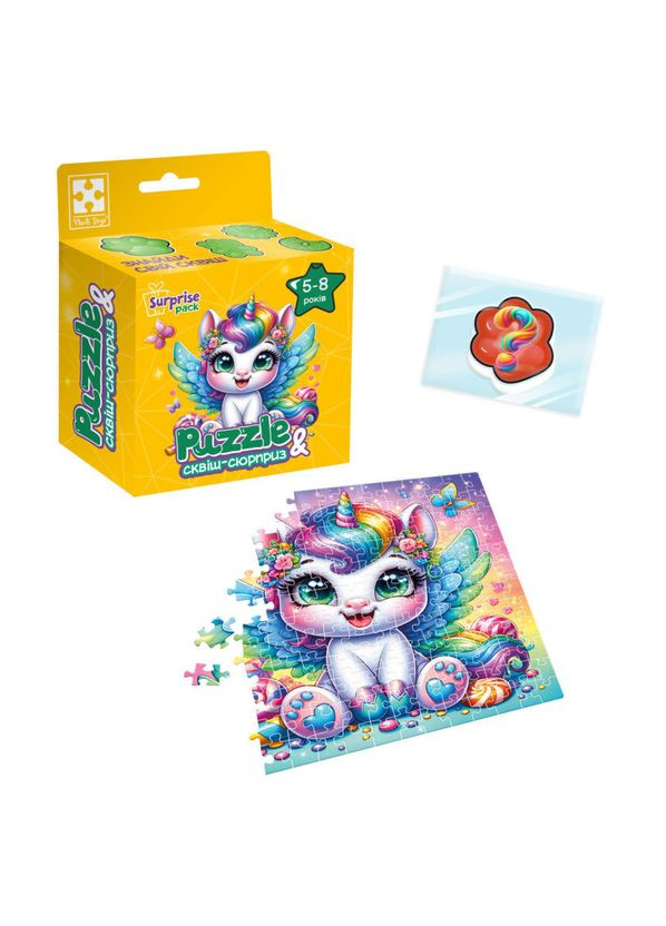 Детские пазлы с сюрпризом "Единорожка"1 VT8030-01, 180 деталей Vladi toys (358933159)
