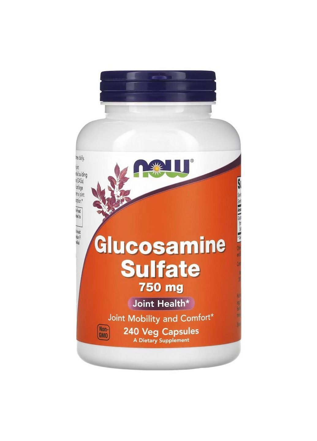 Препарат для суставов и связок Glucosamine Sulfate 750 mg, 240 капсул Now (293340708)