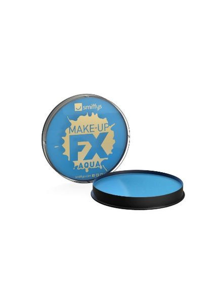 Фарба для обличчя та тіла на водній основі Smiffys FX Make Up Aqua Face & Body Paint - Pale Blue No Brand (299317451)