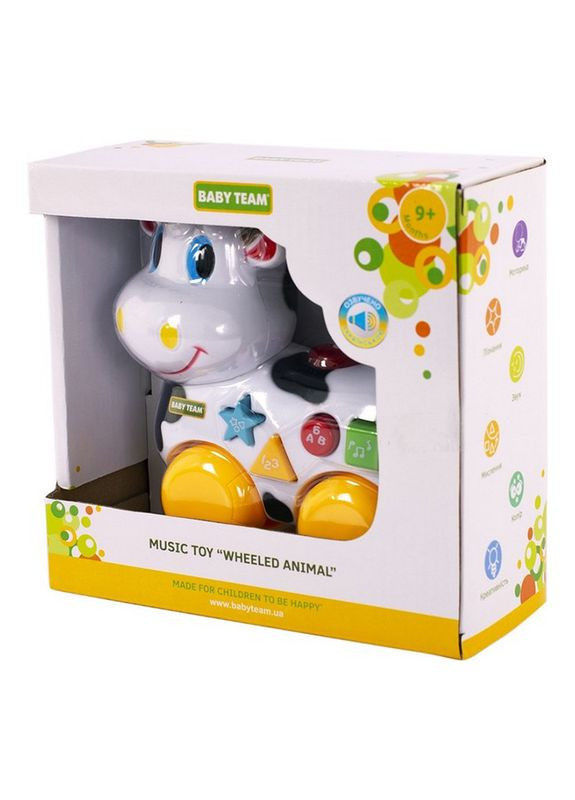 Детская музыкальная игрушка "Животное-каталка" 8641 Baby Team (368755407)