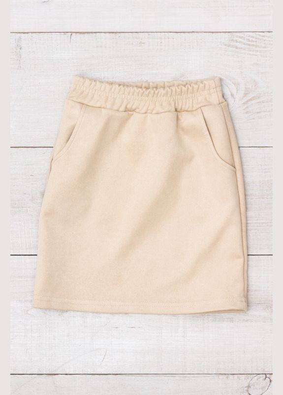 Бежевая повседневный юбка Носи своє