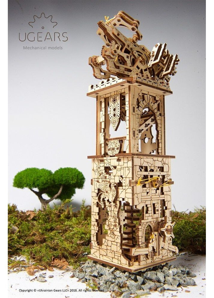 Механічний 3D пазл Вежа-Аркбалліста (70048) UGEARS (364115635)
