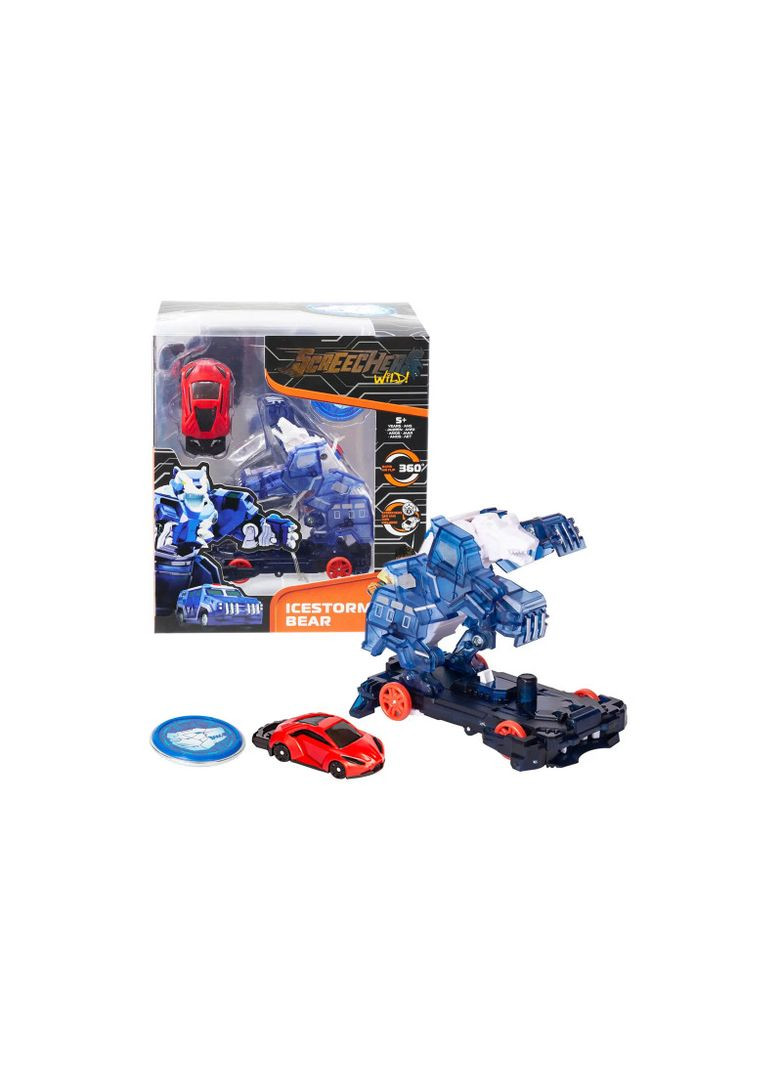 Игрушка трансформер! S4 L2 - AISSTORM BEAR EU685203 Screechers Wild (362430262)