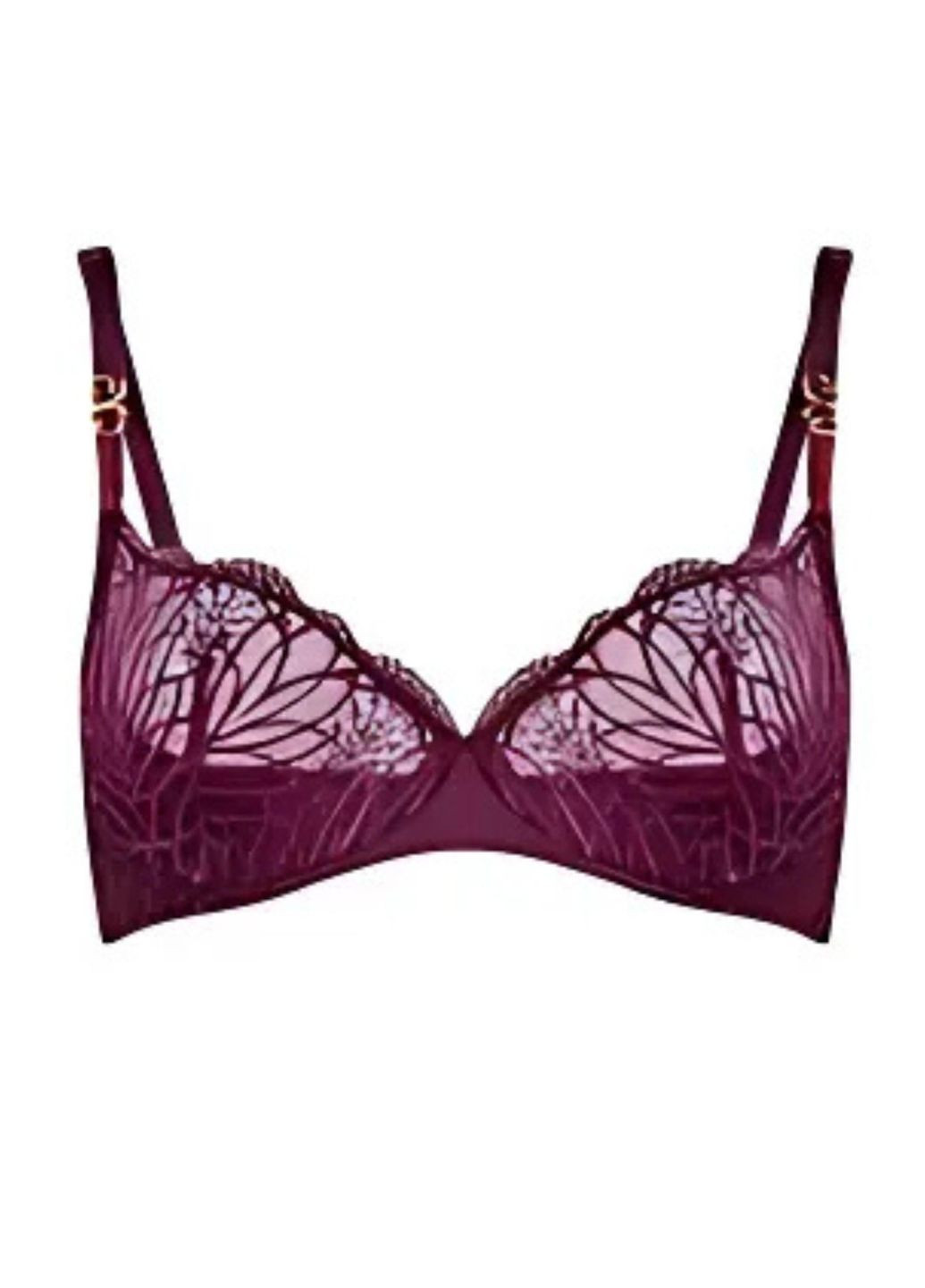 Бордовий бюстгальтер s8-0212 бордовий Marc & André