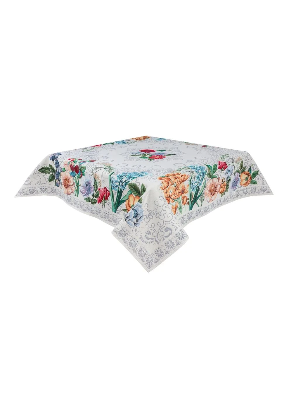 Скатертина гобеленова MANDALAS FLOWERS 137х240 см 40% поліестер 60% бавовна No Brand (401272163)