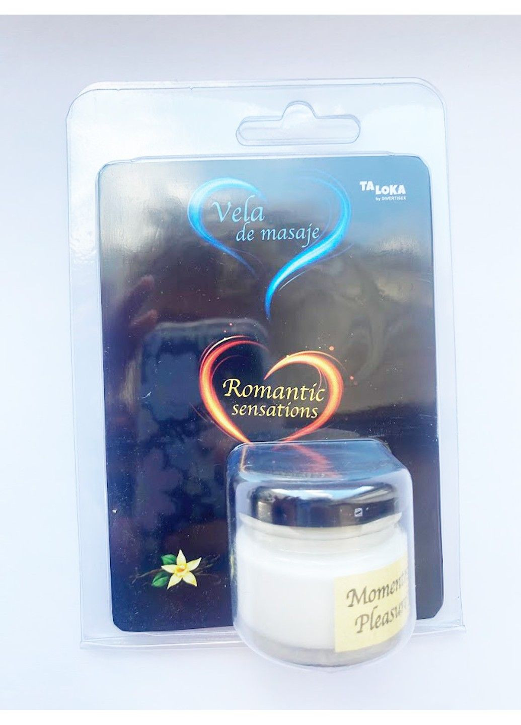 Свеча для массажа PLEASURE MOMENTS ваниль No Brand (323166028)