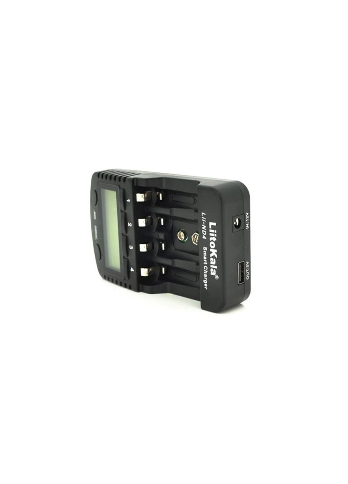 Зарядний пристрій для акумуляторів (m66813) LiitoKala 4 Slots, LED, Ni-Mh, Ni-Cd, AA, AAA, AAAA, С (377778707)