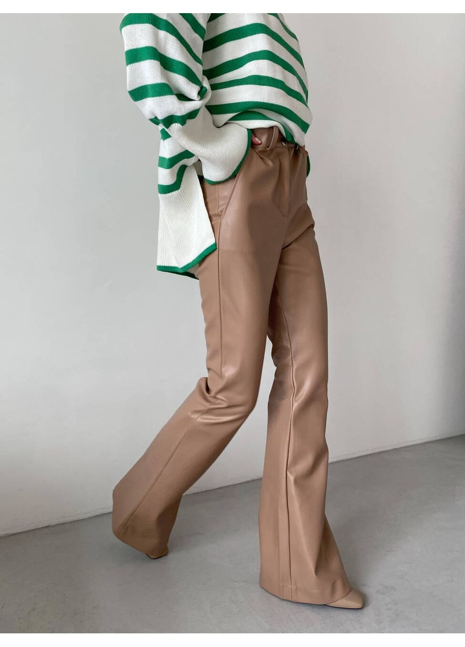 Жіночі брюки з екошкіри STREET з кишенями (mil415) milirud (366873502)