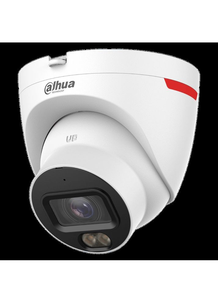 4МП WizColor IP видеокамера с видимым освещением, звуком и SD картой DH-IPC-HDW2449T-S-PRO (2.8мм) Dahua (360401793)