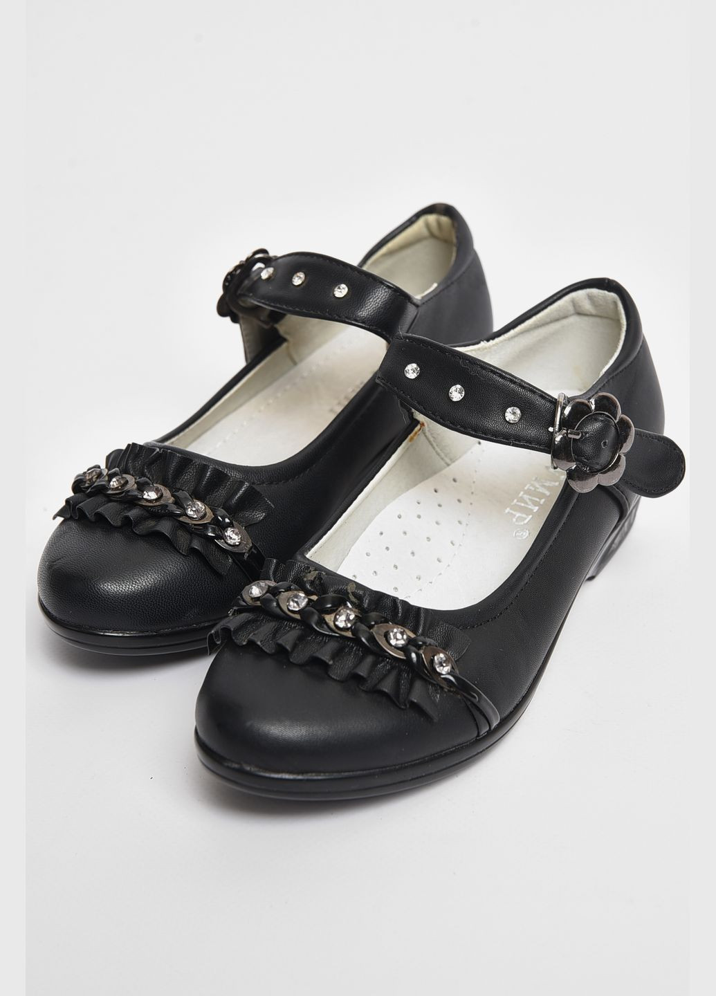 Туфлі для дівчинки чорного кольору Let's Shop (289456822)