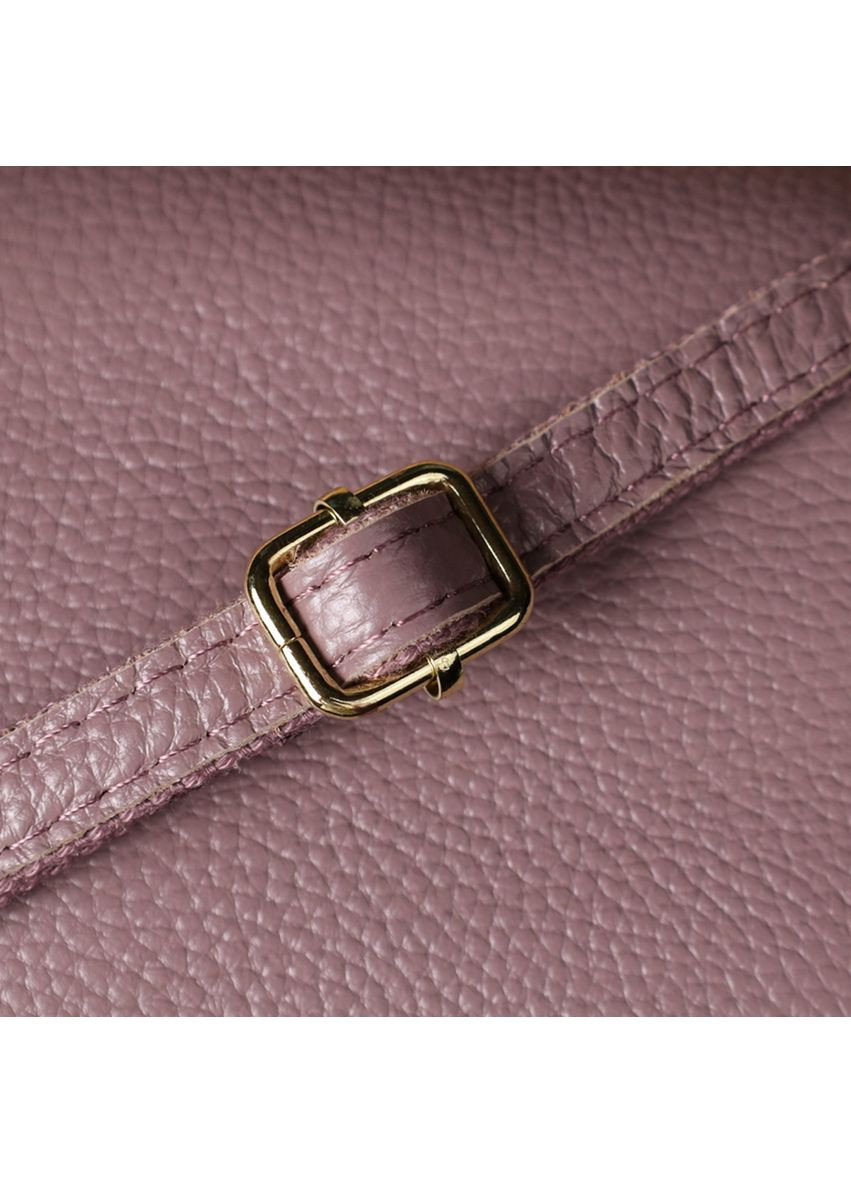 Сумка крос-боді через плече жіноча з натуральної шкіри маленька пурпурний 38253 Vintage (355245229)