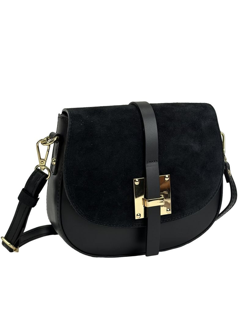 Женская кожаная сумочка кросбоди через плечо с клапаном на застежке Italy RoyalBag F-IT-9888 (304609629)