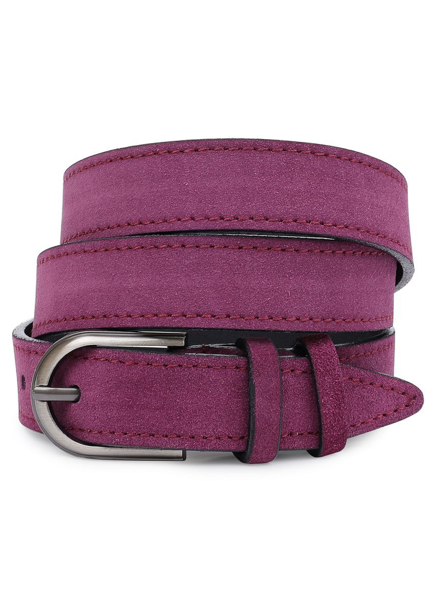 Замшевий ремінь жіночий 20801 Фіолетовий Vintage (302972222)