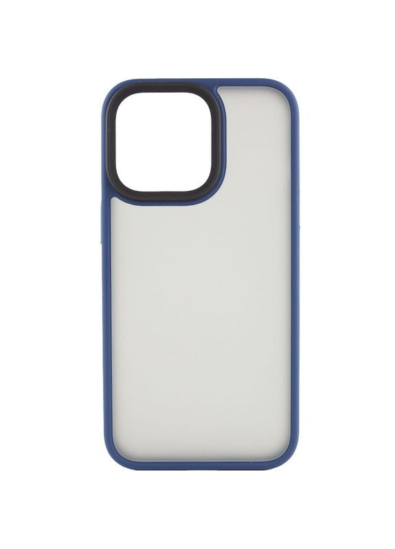 TPU+PC чохол Metal Buttons для Apple (6.7") Синій | Blue Epik iPhone 15 Pro Max (301083563)