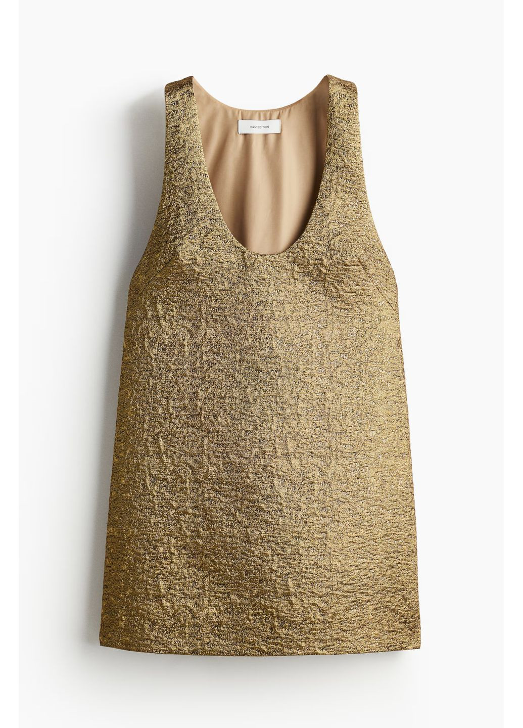 Желтое платье H&M