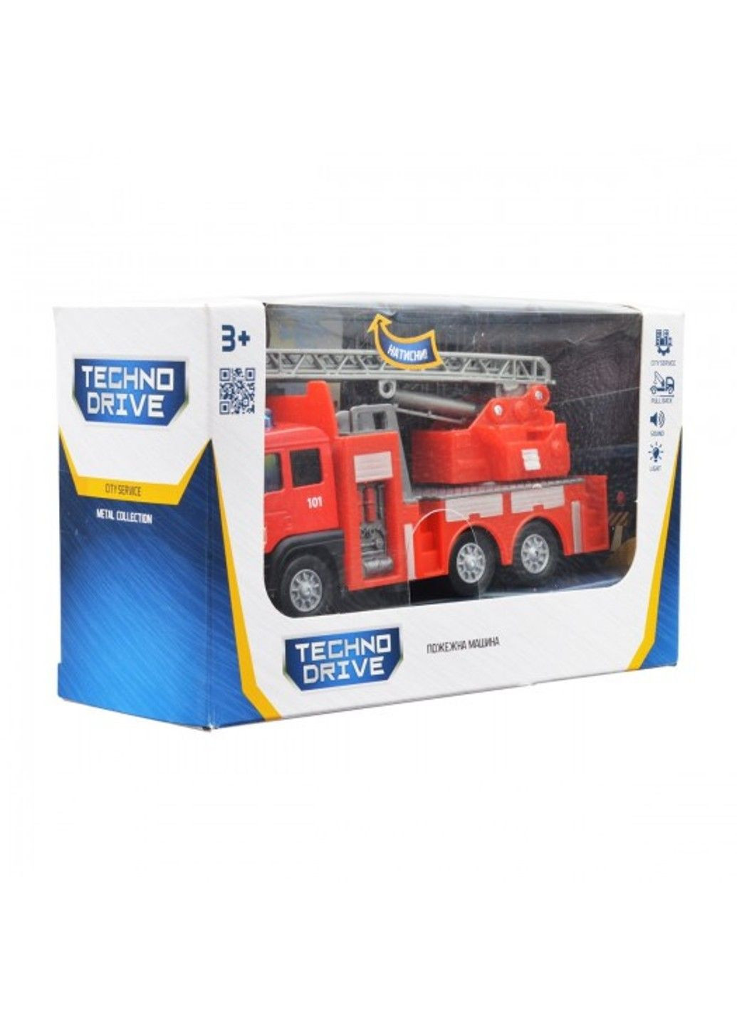 Автомодель – Пожежна машина (світло, звук) TechnoDrive (333708497)