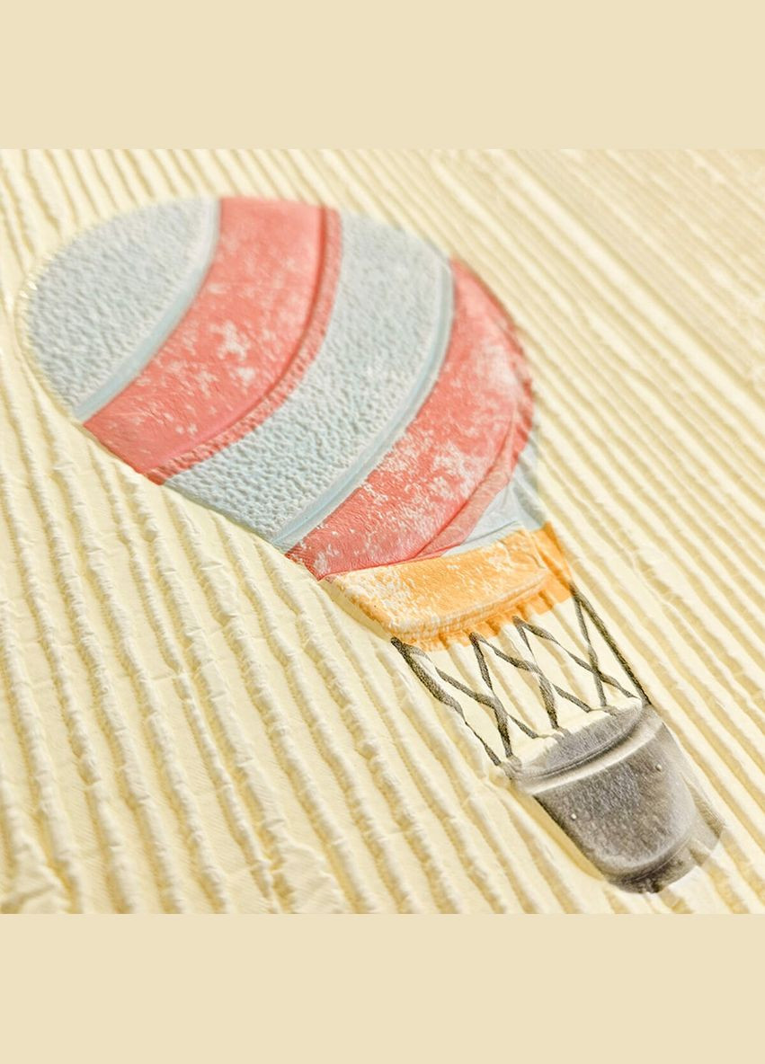 Панель стінова 3D 700x700x4mm повітряні кулі фактурна текстура (D) SW-00001972 Sticker Wall (298284480)