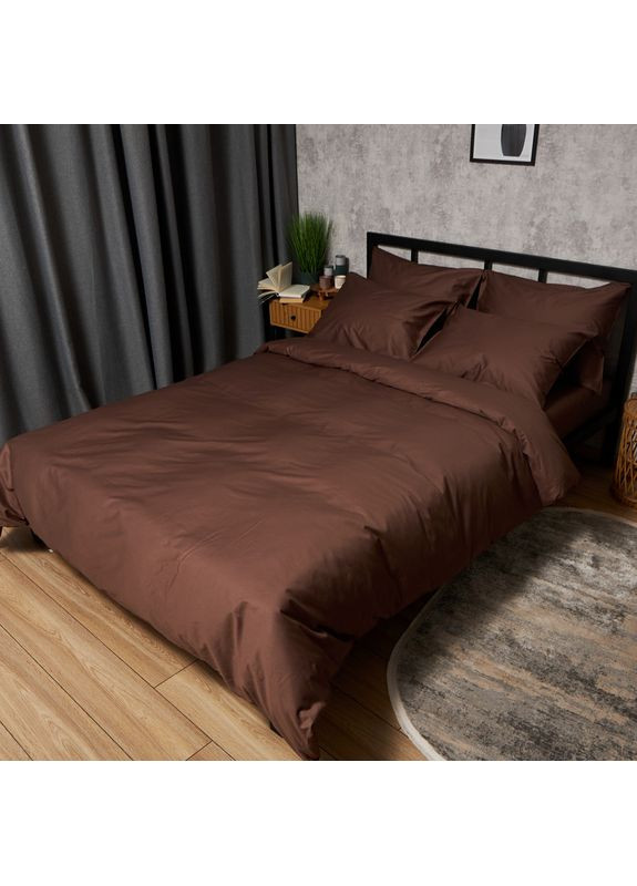 Комплект постельного белья Satin Premium Семейные 143х210х2 наволочки 2х40х60 (MS-820010070) Moon&Star Mocha Mood (356116157)