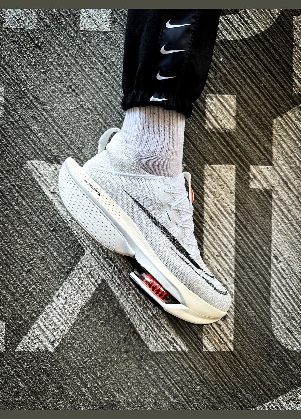 Білі Осінні кросівки чоловічі і жіночі nike air zoom alphafly next 2 white | найк аір зум білі No Brand