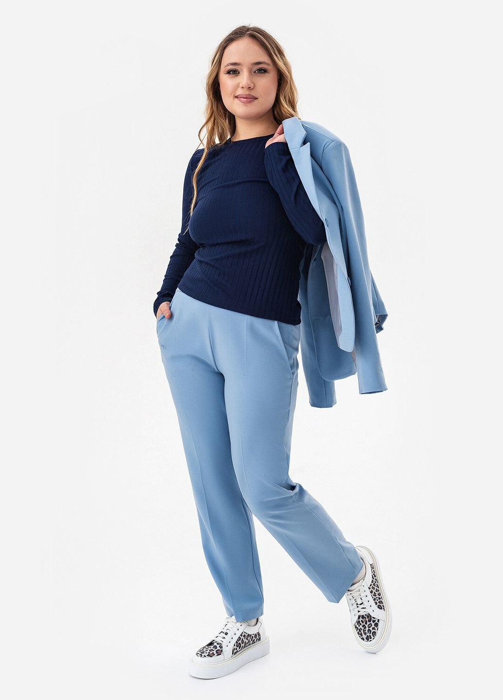 Лонгслів TUDAL темно-синій Garne (321796552)