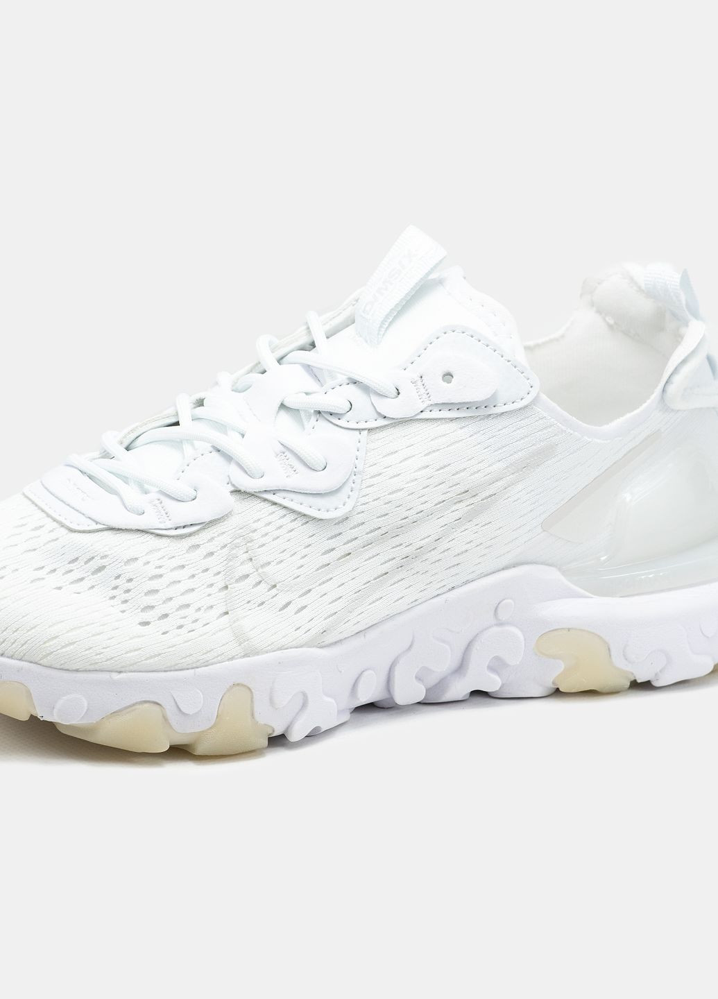 Белые демисезонные кроссовки мужские nike react vision white | найк реакт визион белые No Brand