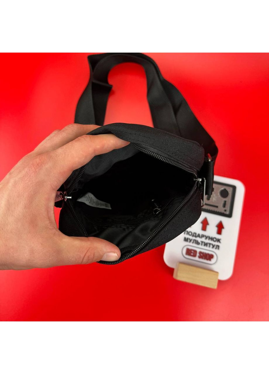 Сумка через плечо the one Мессенджер Истпак мужская барсетка Черная No Brand (361668667)