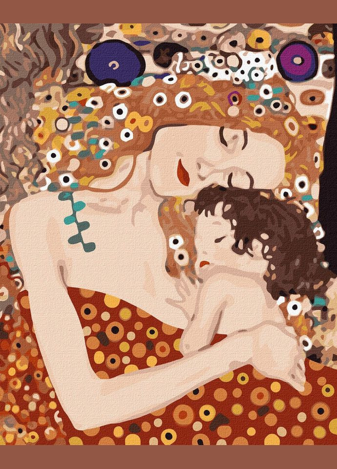 Картина за номерами "Мати та дитина ©Густав Клімт" Ідейка KHO4848 Идейка (304407809)