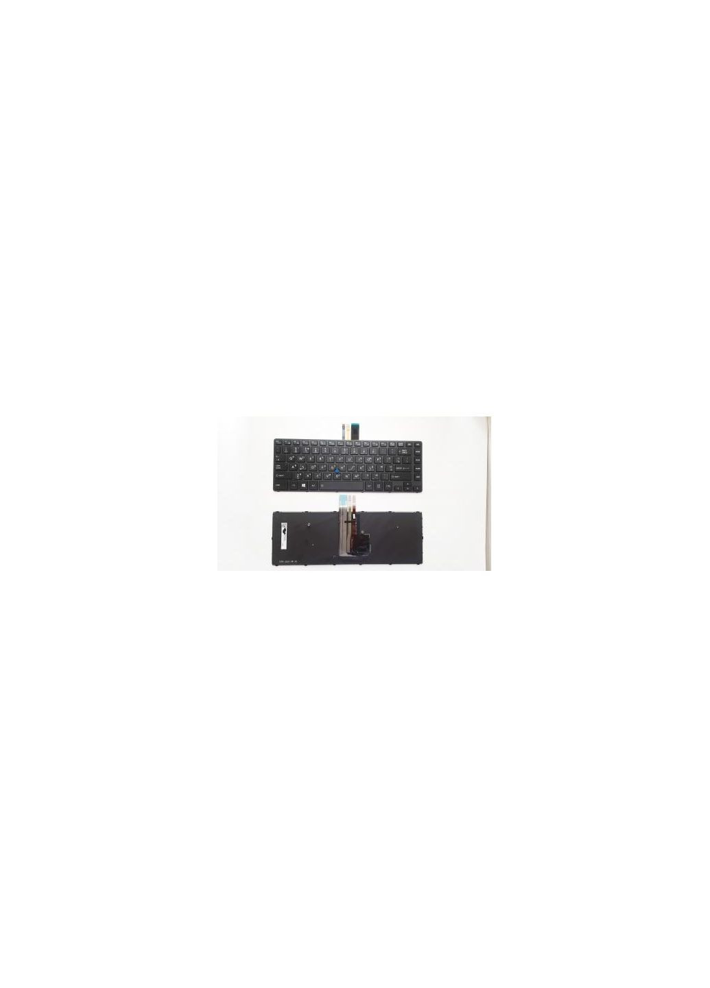 Клавиатура ноутбука Tecra A40C Series черная с черной рамкой с подсветкой U (A46167) Toshiba tecra a40-c series черная с черной рамкой с тп с п (276706377)