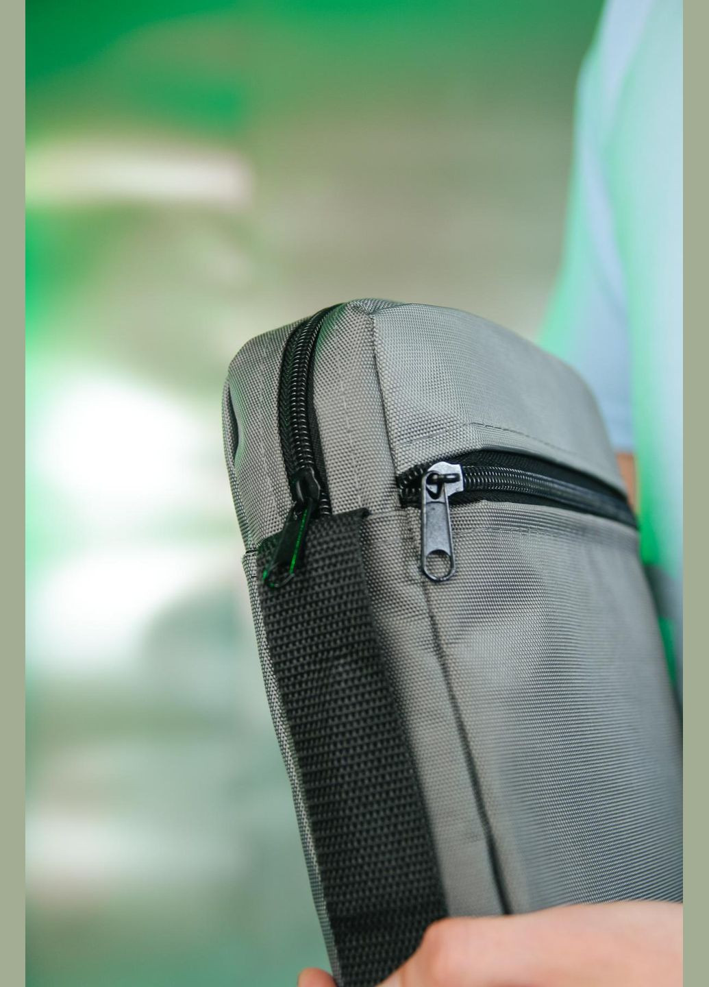 Барсетка 1000d серая No Brand (322948564)