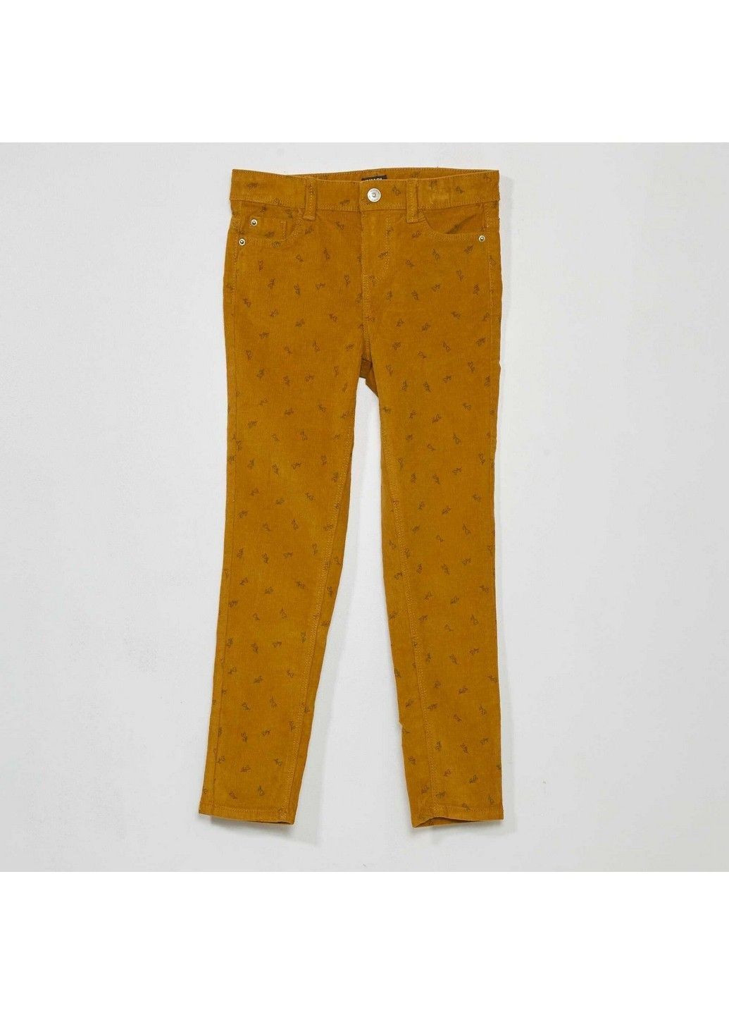 Горчичные кэжуал демисезонные брюки Kiabi