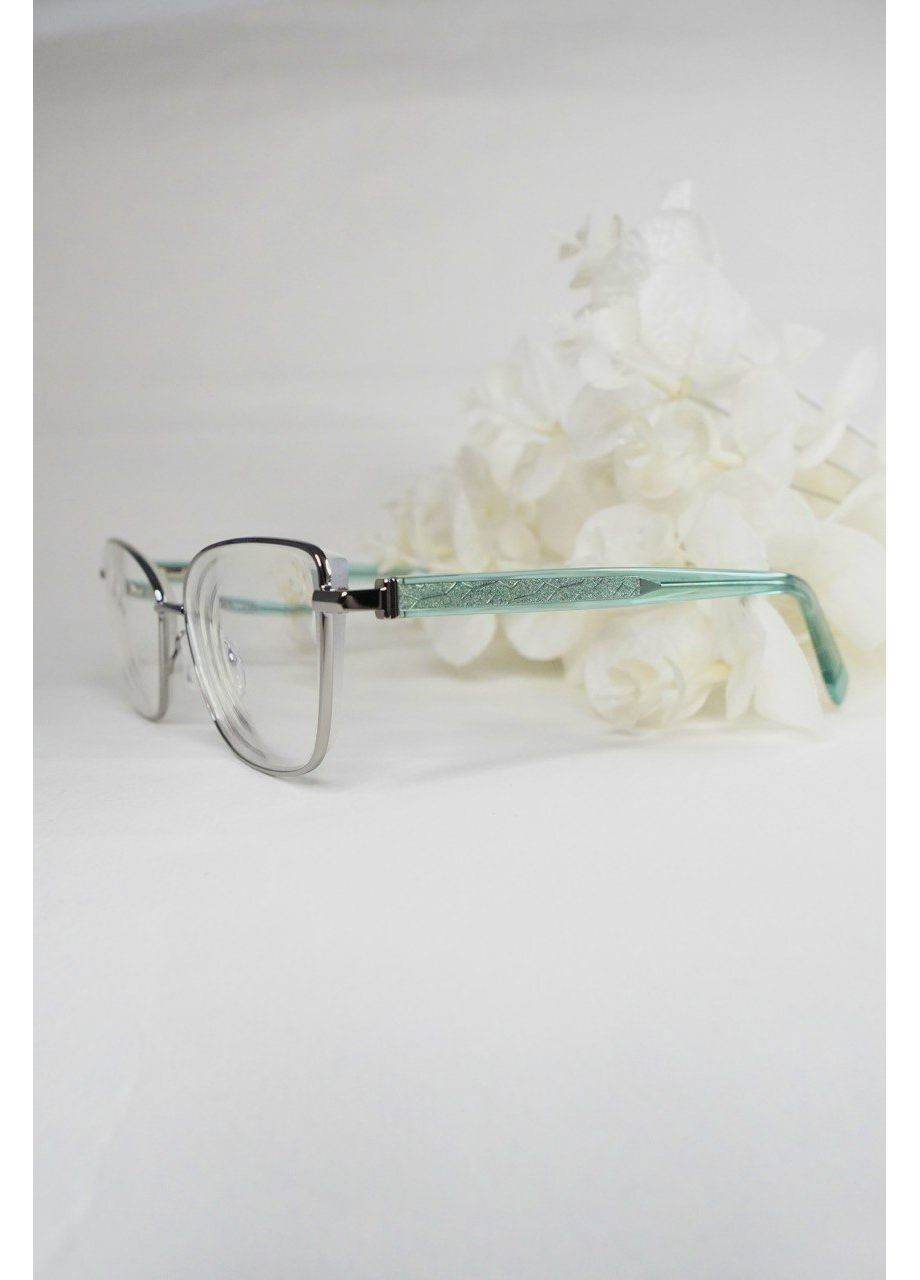 Жіночі окуляри для зору читання лисичка +2.00 золото БлюБлокер Антиблік Fabia Monti (368769964)