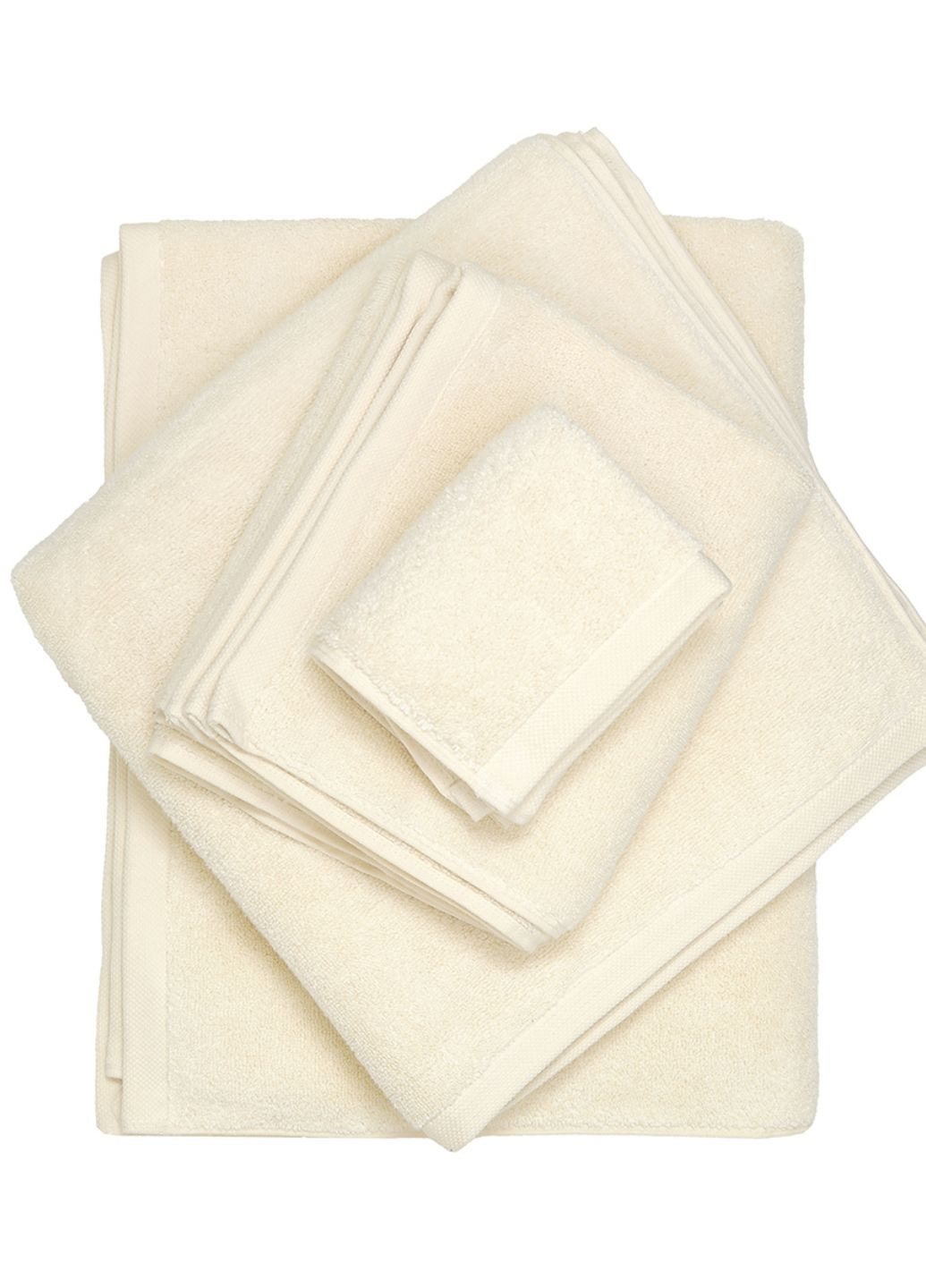 Рушник "Ніжність" 30x50 см MVM однотонний айворі