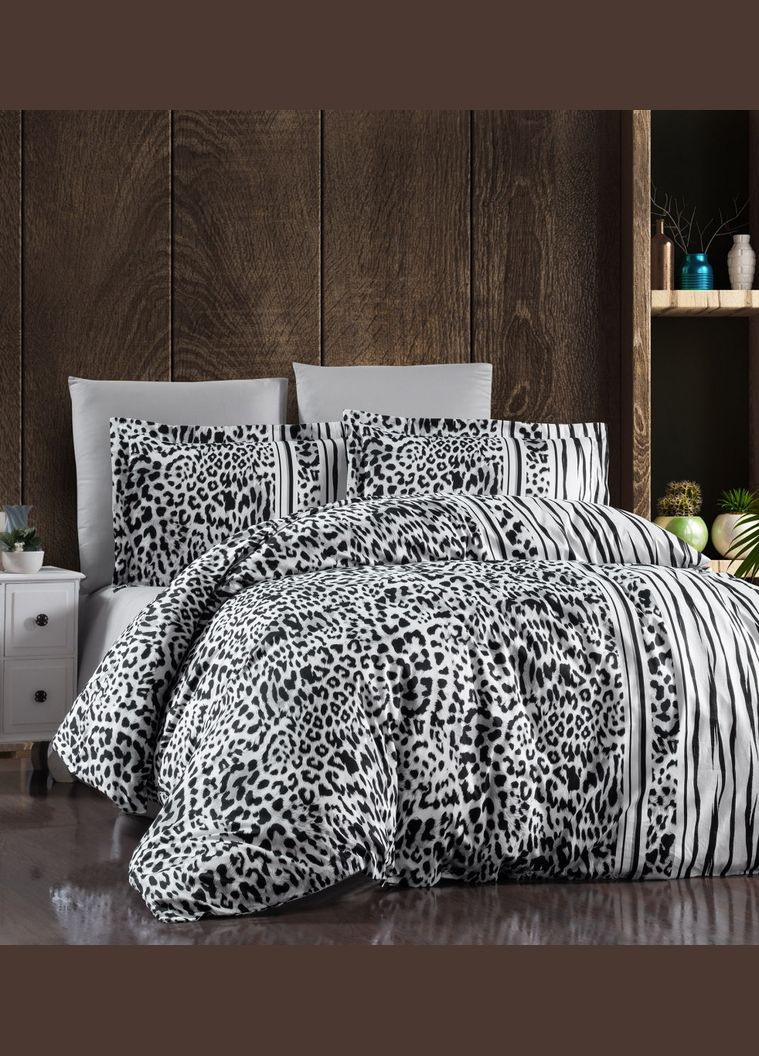 Постельное белье сатин — Leopard Black евро. First Choice (344449604)