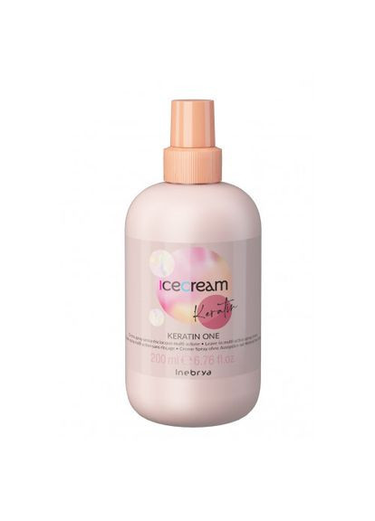 Многофункциональный спрей с кератином 15 в 1 Keratin One Multi-action 200 мл Inebrya (324624628)