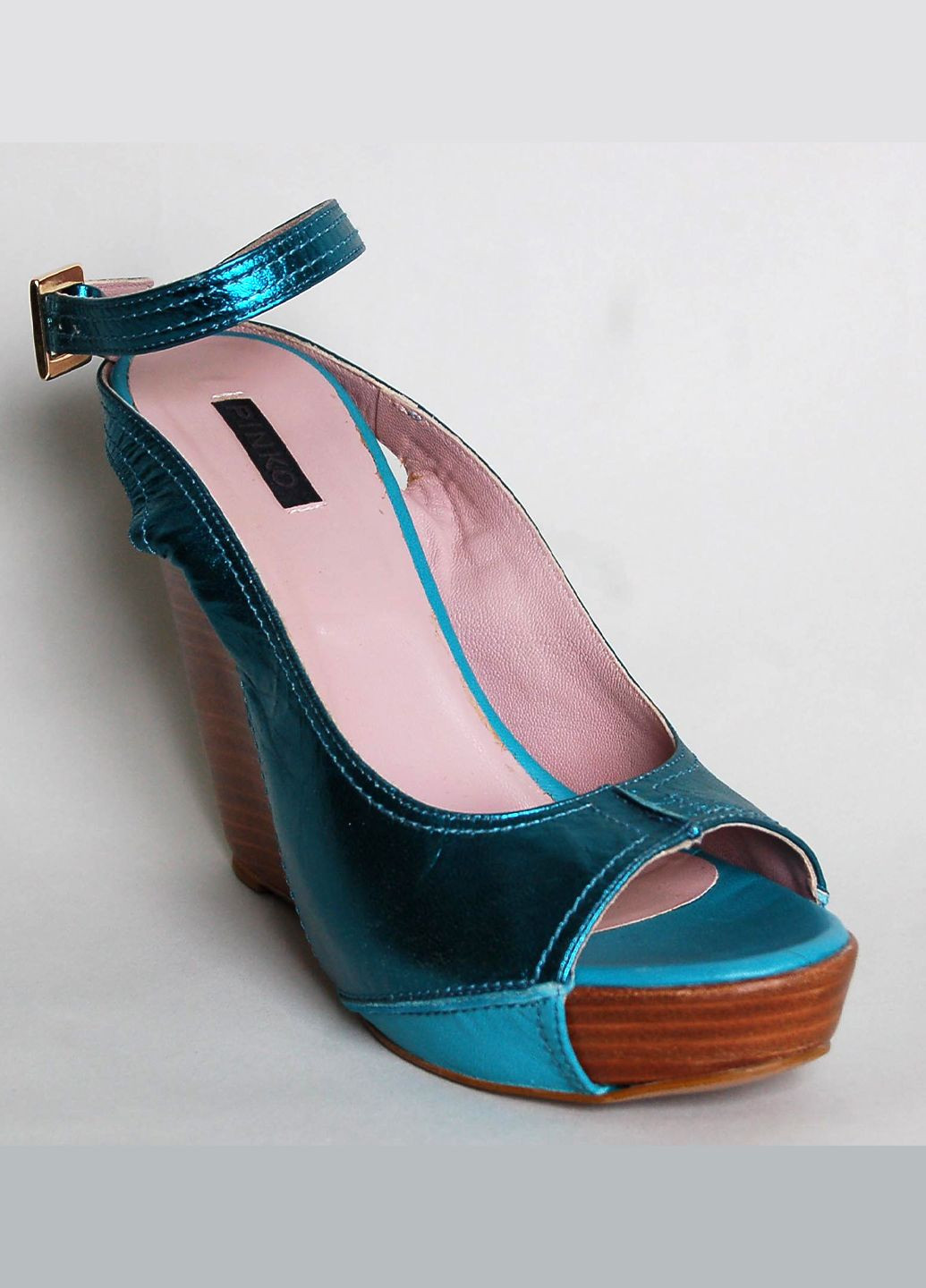 Бирюзовые босоножки Pinko