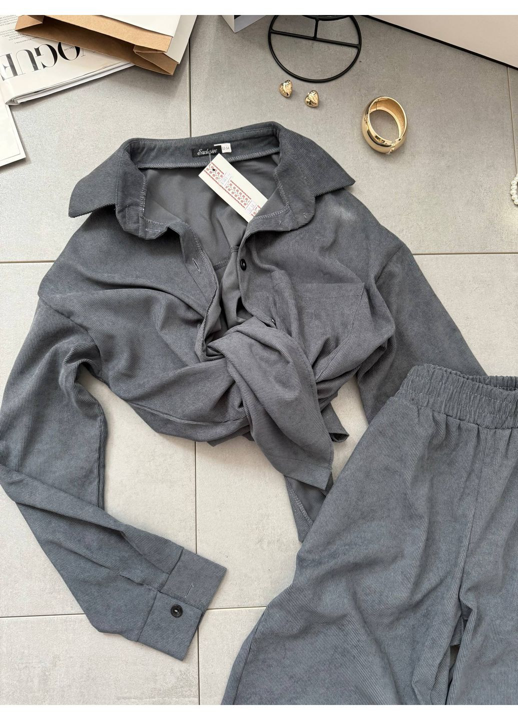 💼 Костюм батал «Urban Comfort» з мікровельвету — Розмірна сітка в описі Vione (367076283)