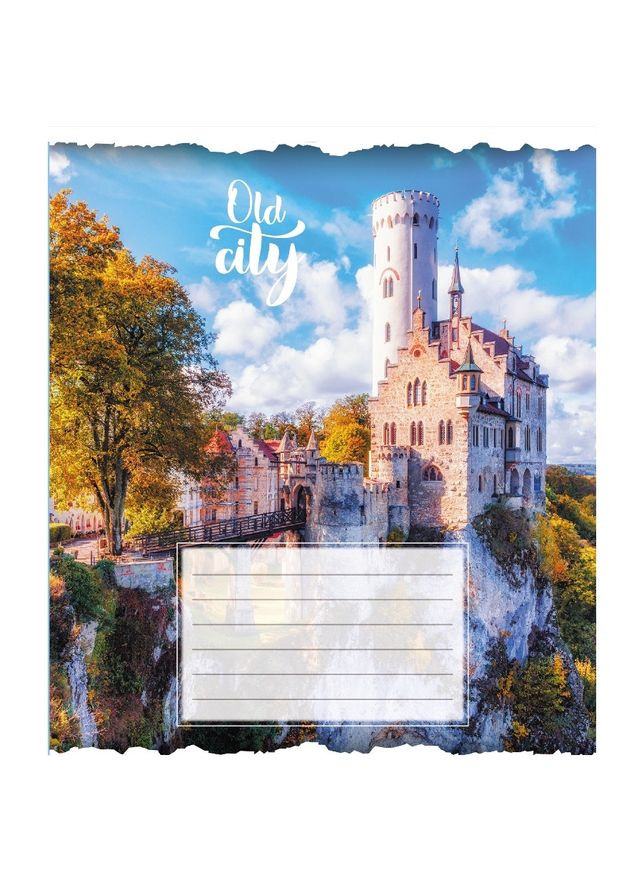 Тетрадь общая "Старый город" 096-630039K-2 в клеточку, 96 листов No Brand (354758647)